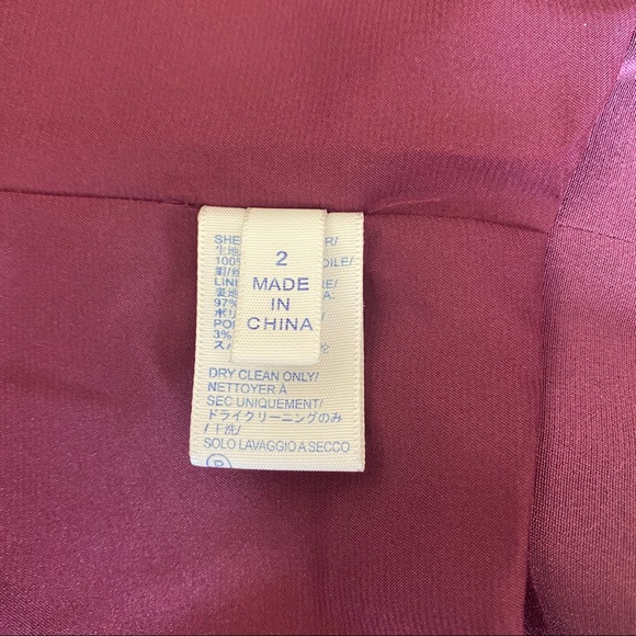 Rebecca Minkoff Silk Purple Blazer - Picture 5 of 6